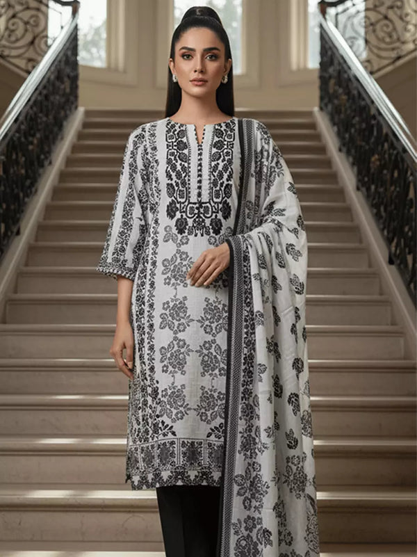 2PC Stitched Printed Poly Viscose (Shirt+Dupatta) (ML2PEC254)