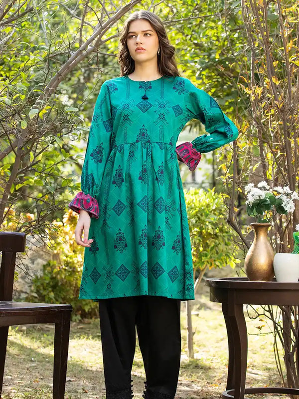 1Pc Cotton Silk Digital Printed Shirt