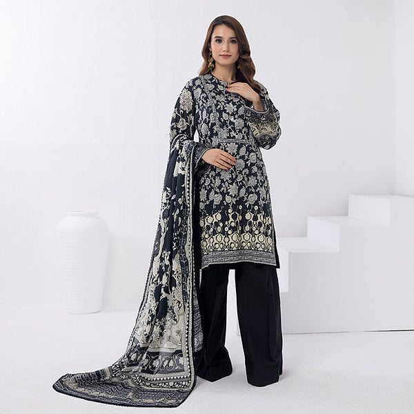 3pc Unstitched Lawn Printed Suits