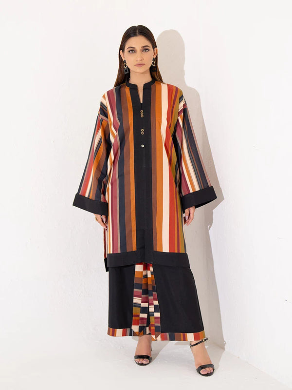 2PC Stitched Cambric Suit