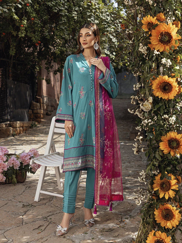 FESTIVE FORMAL EMBROIDERED SUIT