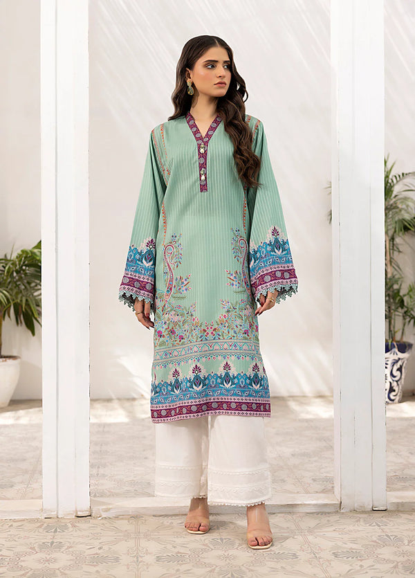 1PC Stitched Poly Viscose Printed Shirt