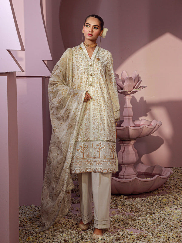 LUXURY LAWN EMBROIDERED SUIT