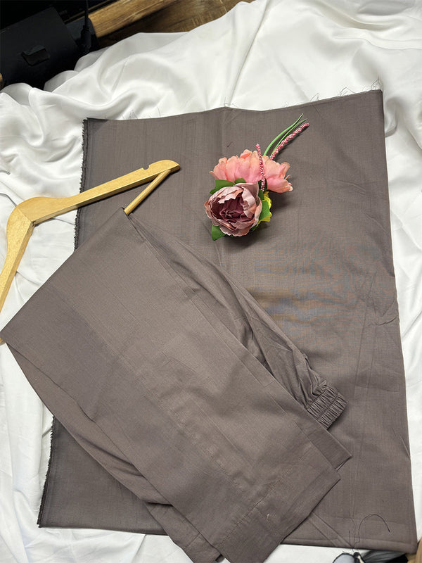 1pc - Unstitched Cambric Trouser