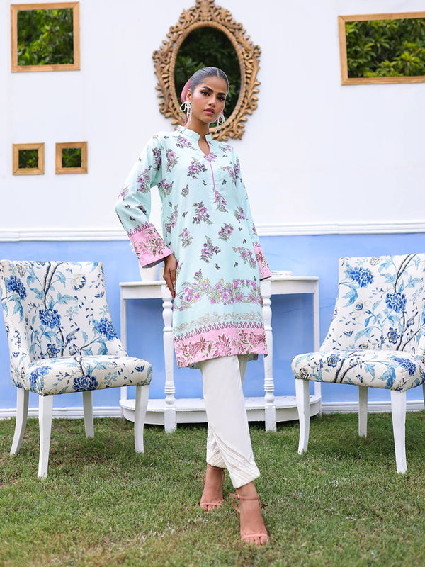 1PC Stitched Embroidered Cambric Shirt