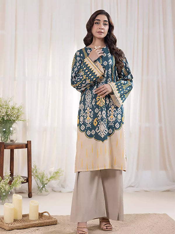 1Pc Stitched Cambric Suit