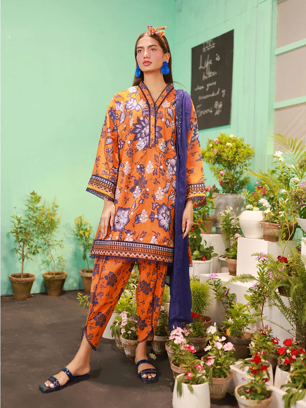 LUXURY LAWN EMBROIDERED SUIT