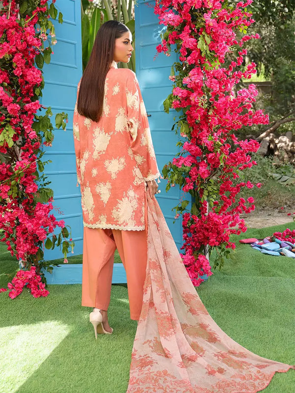 LUXURY CAMBRIC EMBROIDERED SUIT