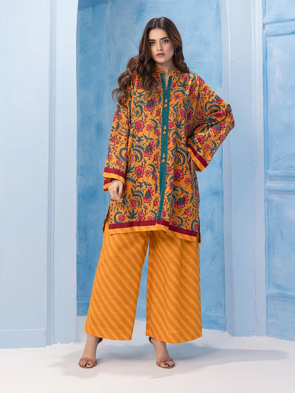 2Pc Stitched Printed Khaddar Dress (APE032B)