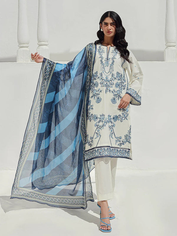 3pc - Stitched Signature Embroidered Dobby Suit