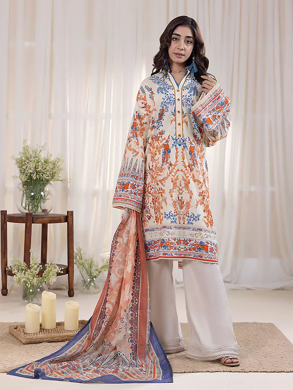 2Pc Stitched Cambric (Shirt+Dupatta)