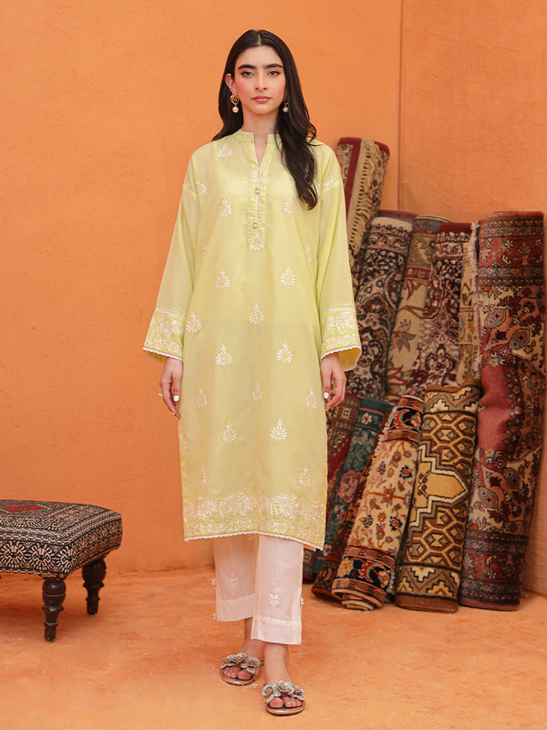 1pc - Stitched Basic Printed Cambric Shirt