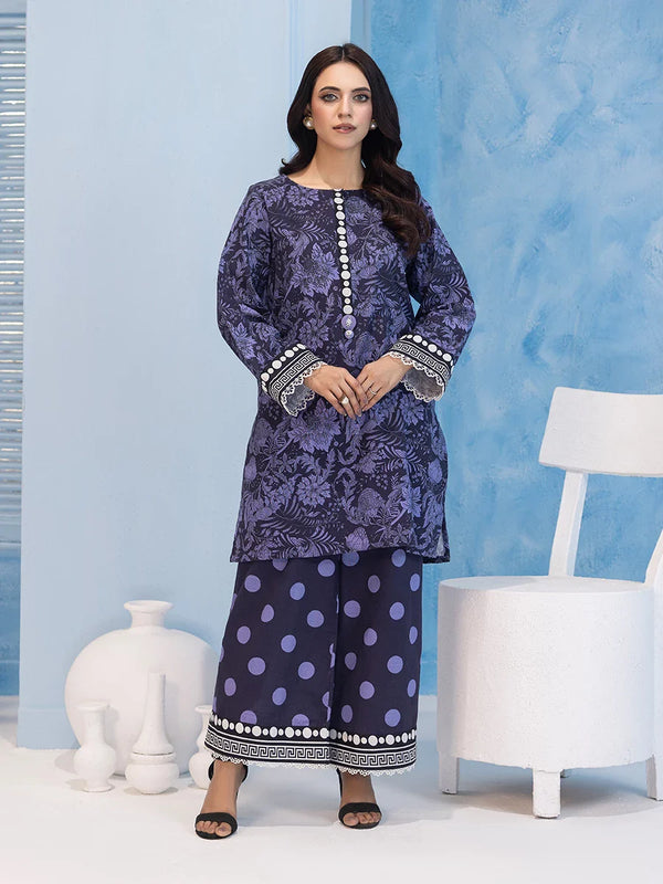 2PC Stitched Printed Khaddar Dress (BPE089)