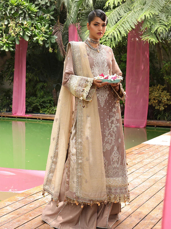 3PC STITCHED FESTIVE Stitched EMBROIDERED SUIT