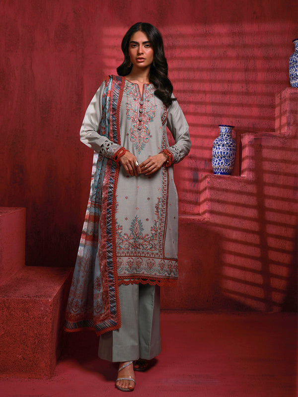 LUXURY LAWN EMBROIDERED SUIT
