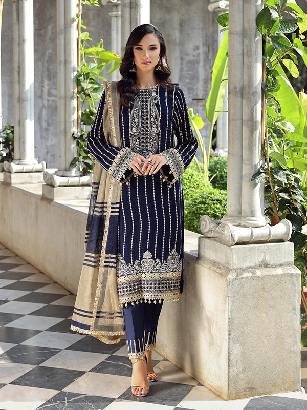 FESTIVE FORMAL CHIFFON EMBROIDERED SUIT (CH004)