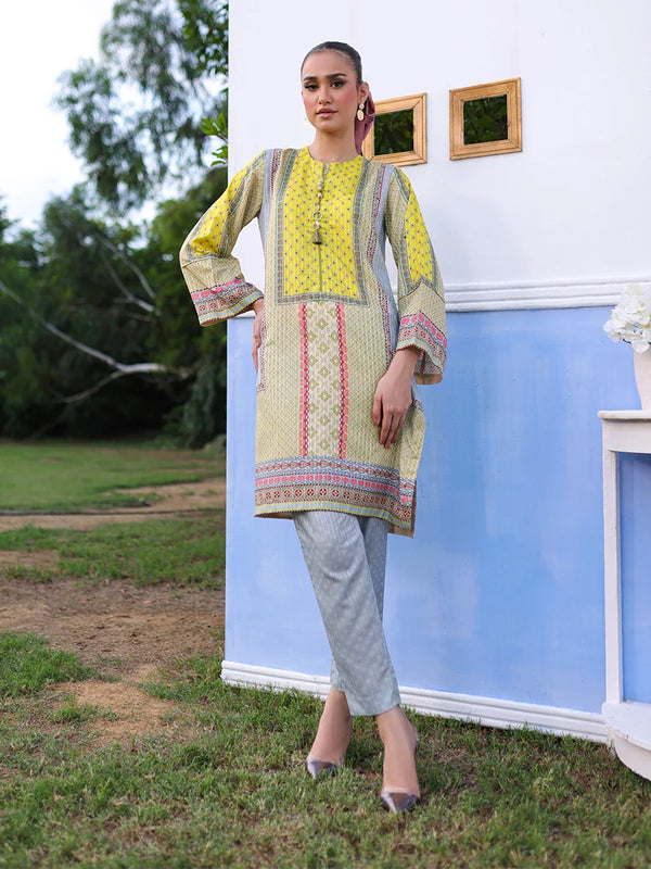 2pc - Stitched Printed Dobby Suit