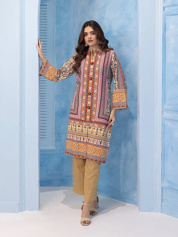 2PC Stitched Khaddar Suit