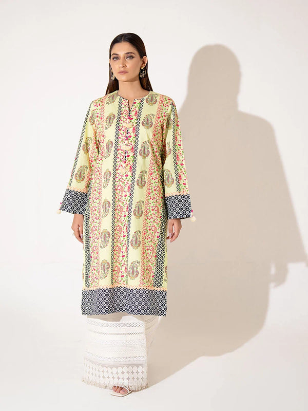 1PC Stitched Printed Cambric Shirt