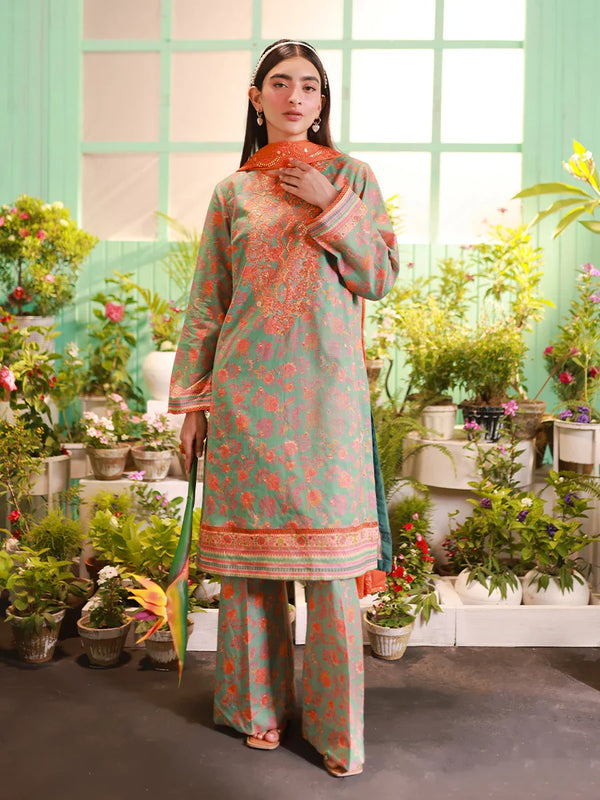 LUXURY LAWN EMBROIDERED SUIT