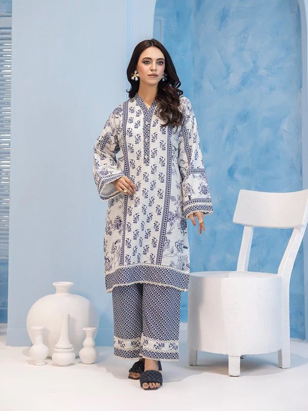 2PC Stitched Khaddar Casual Dress