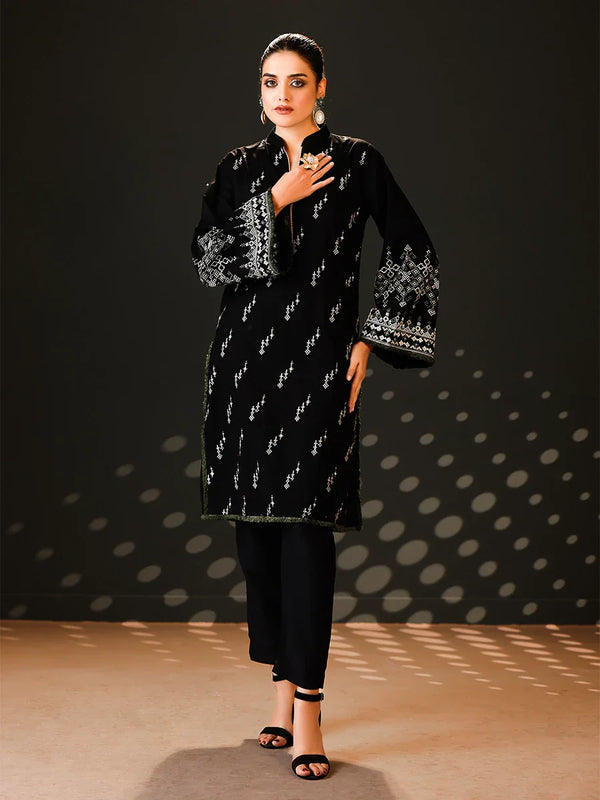 1PC Stitched Cambric Embroidered Shirt