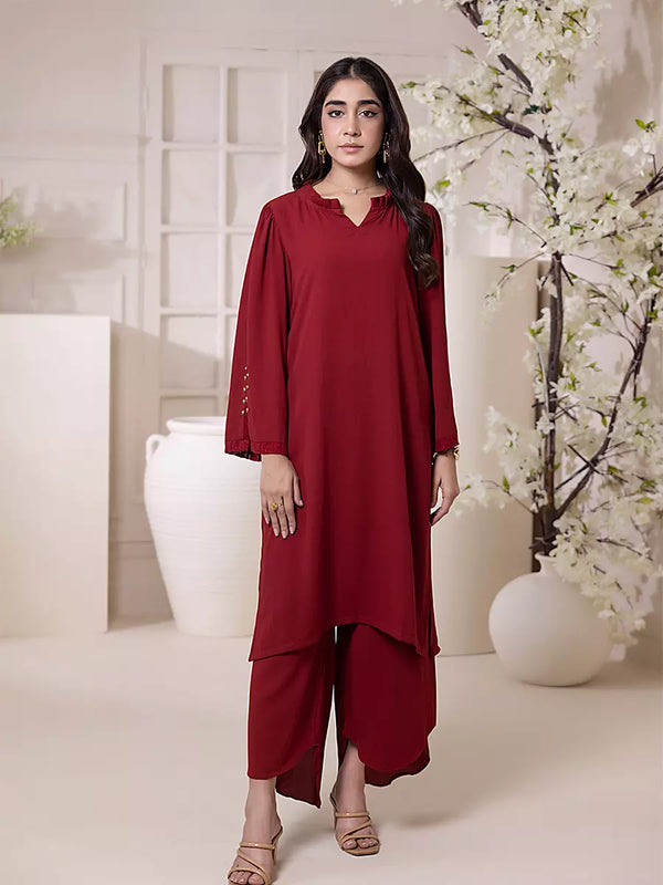 2PC Stitched Georgette Suit