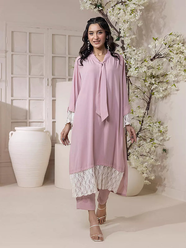 2PC Stitched Georgette Suit