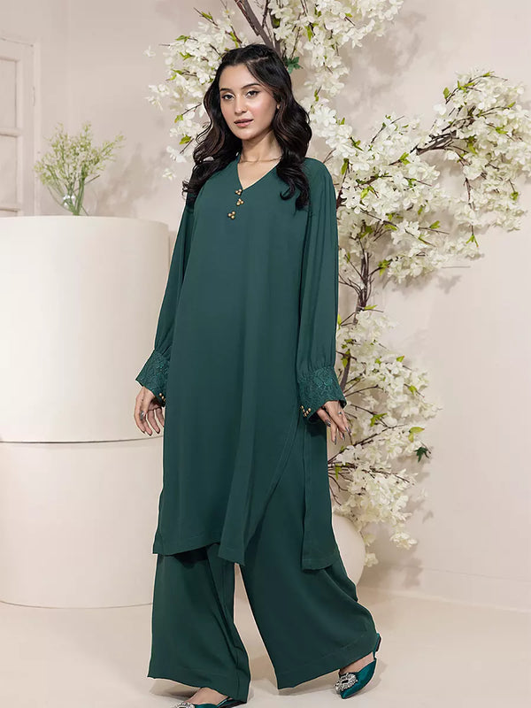 2PC Stitched Georgette Suit