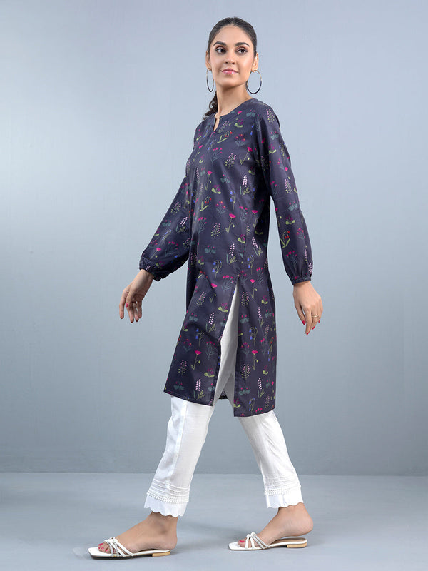 1Pc Cotton Silk Digital Printed Shirt