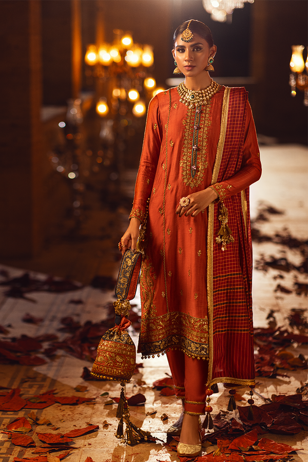 3PC FESTIVE EMBROIDERED SUIT (LA23NO1)