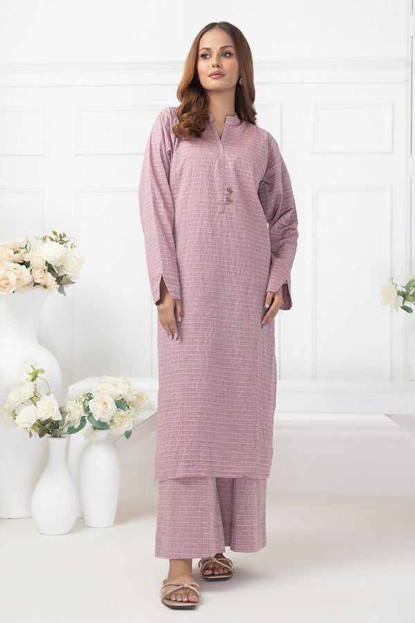 2pc - Stitched Basic Dyed Cotton Suit