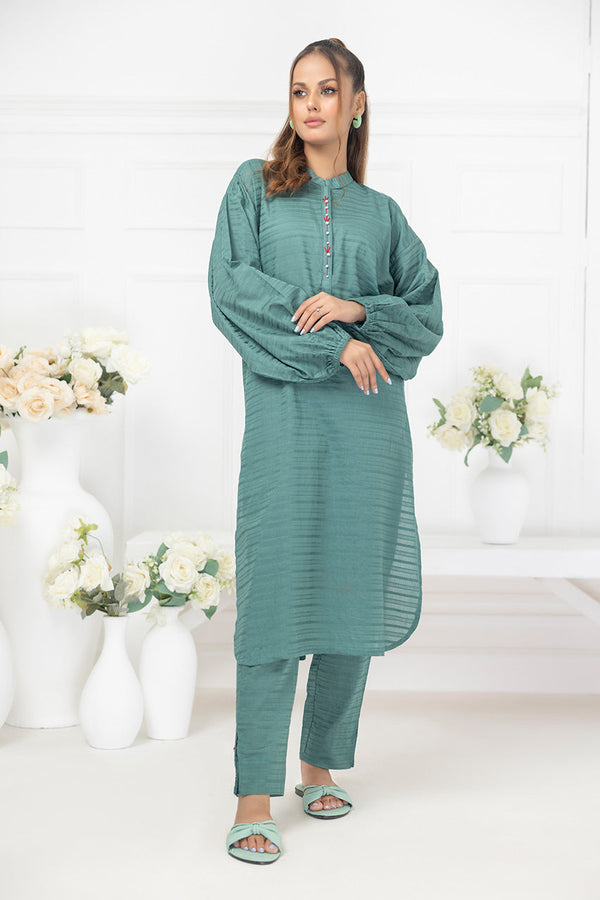 2pc - Stitched Basic Yarn Dyed Suit