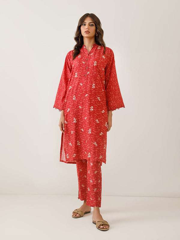2pc - Stitched Digital Printed Lawn Shirt