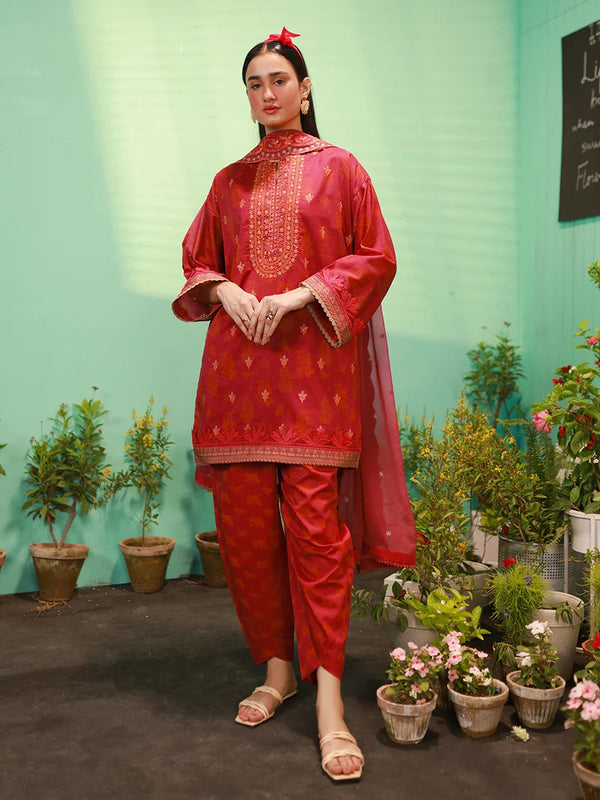 SCARLET - LUXURY LAWN EMBROIDERED SUIT