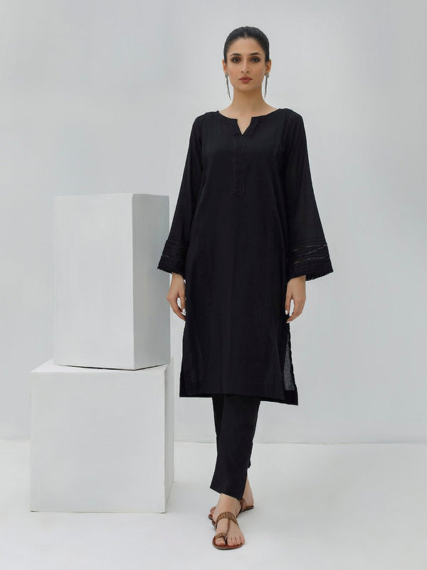 Stitched 3pc Printed Linen Embroidered Shirt with Printed Linen Dupatta (WK-380B) - SalitexOnline