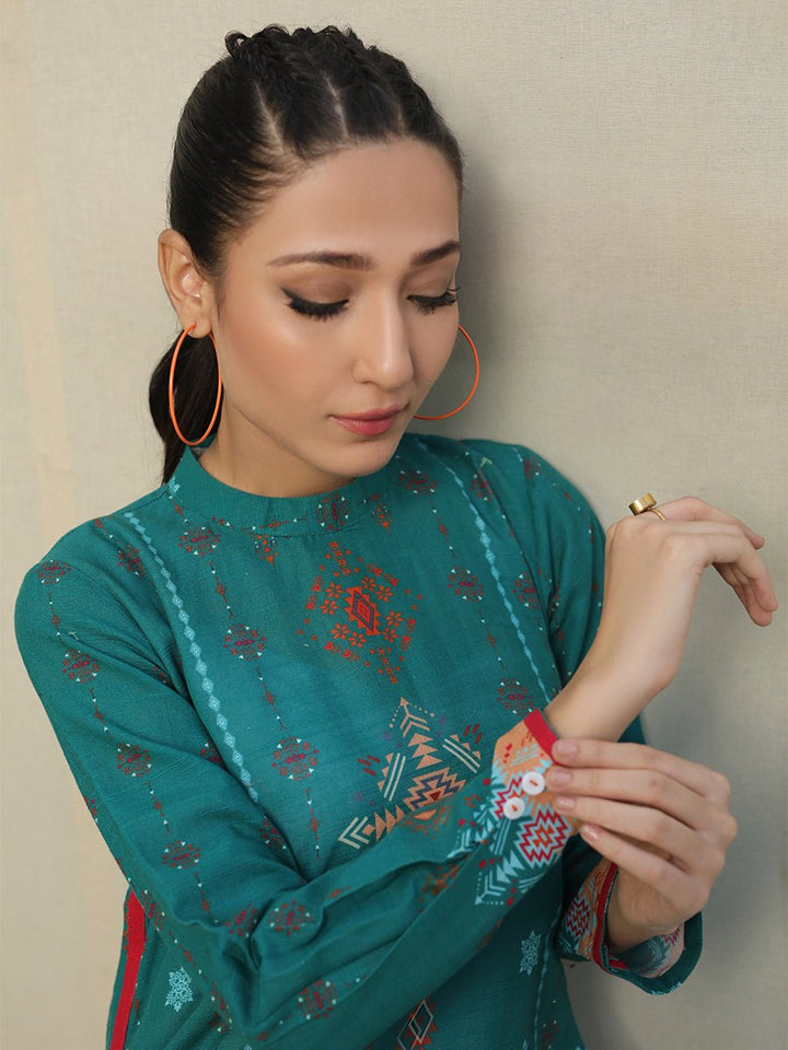 1pc Casual Khaddar Pret (CP-W22-C-018) - SalitexOnline