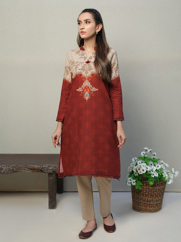 1pc Casual Khaddar Pret (CP-W22-C-020) - SalitexOnline