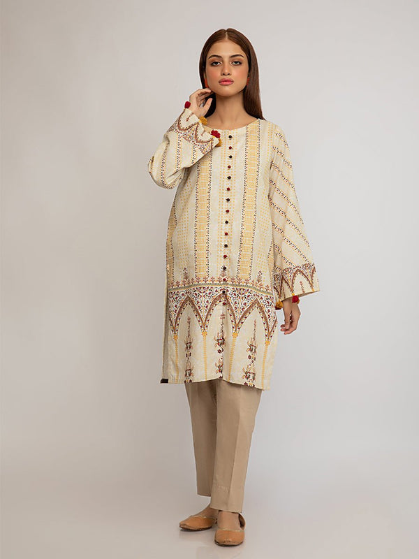 1pc Casual Khaddar Pret (EX-W22-J-001) - SalitexOnline