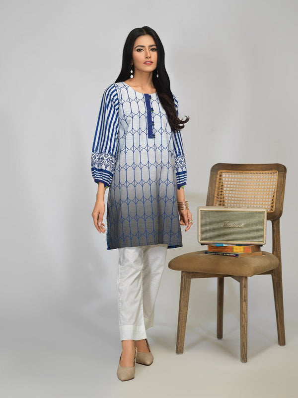 1pc Casual Khaddar Pret (EX-W22-J-004) - SalitexOnline