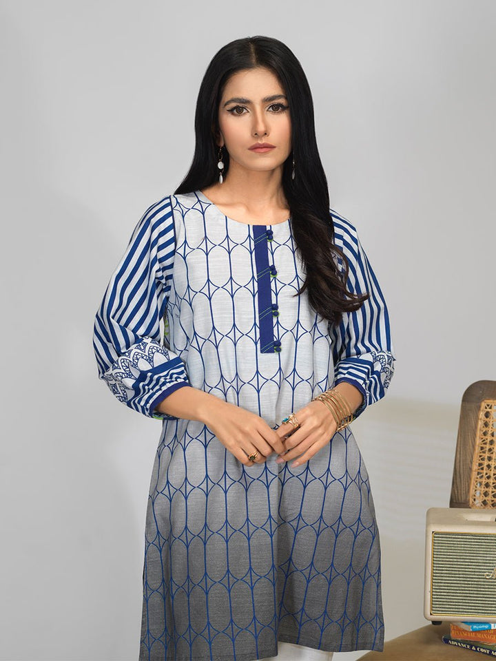 1pc Casual Khaddar Pret (EX-W22-J-004) - SalitexOnline