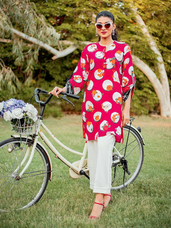 Stitched 3pc Jacquard Cambric Shirt with Jacquard Cambric Dupatta (WK-373A) - SalitexOnline