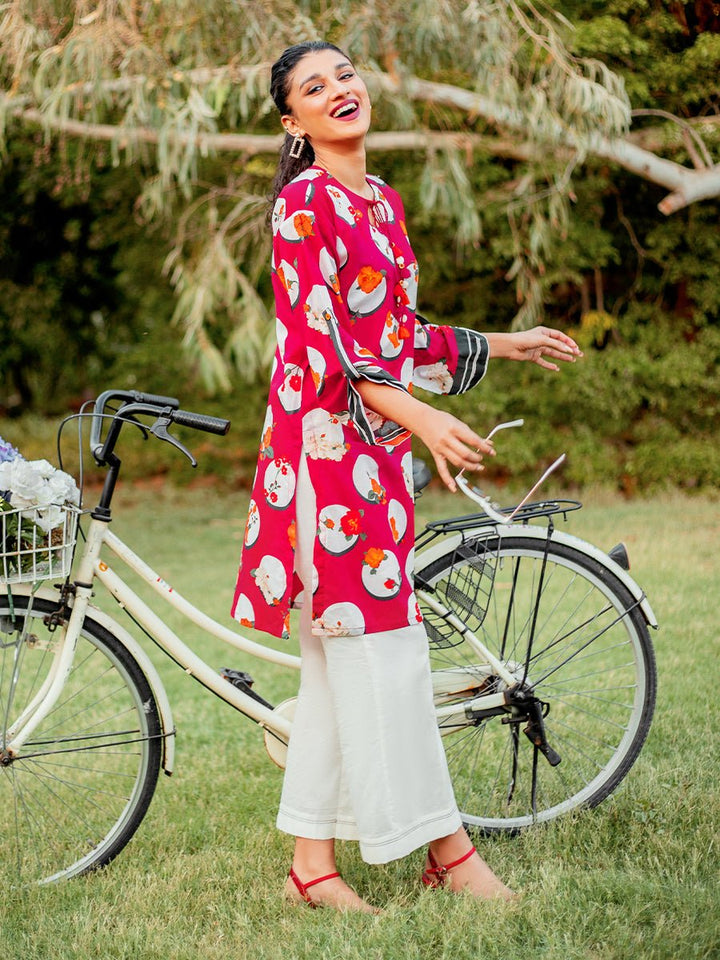 Stitched 3pc Jacquard Cambric Shirt with Jacquard Cambric Dupatta (WK-373A) - SalitexOnline