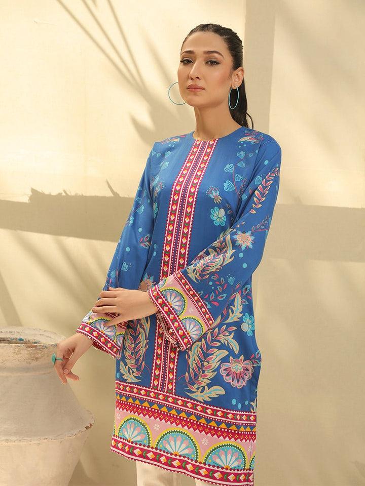 1pc - Cotton Silk Digital Printed Shirt - SalitexOnline