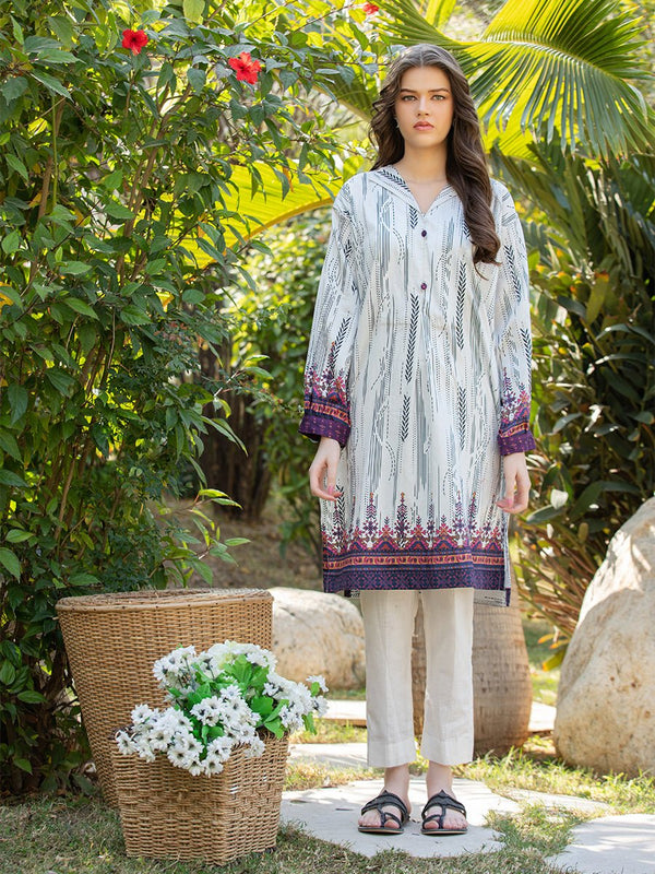 1pc - Cotton Silk Digital Printed Shirt - SalitexOnline
