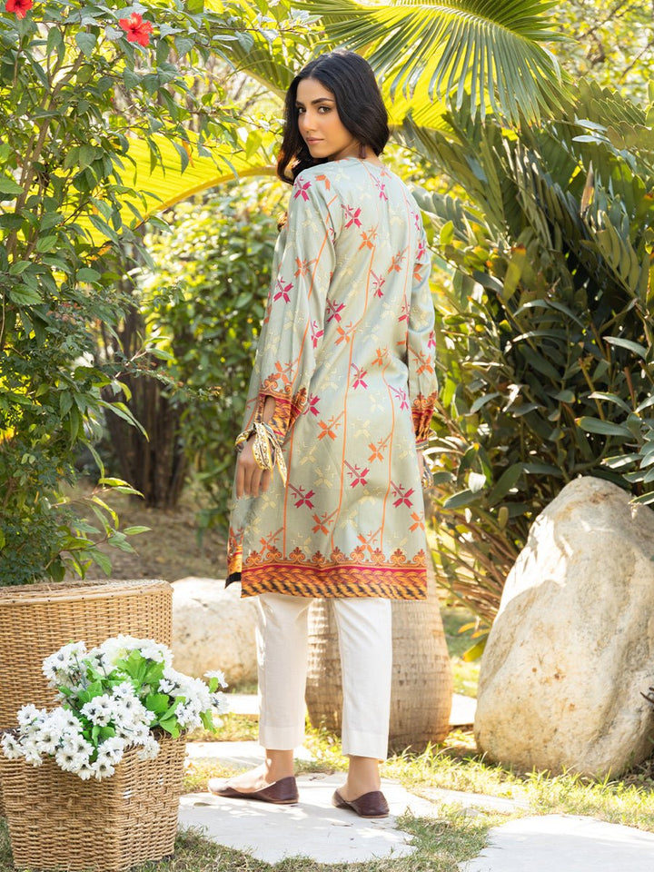 1pc - Cotton Silk Digital Printed Shirt - SalitexOnline