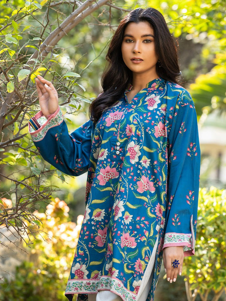 1pc - Cotton Silk Digital Printed Shirt - SalitexOnline