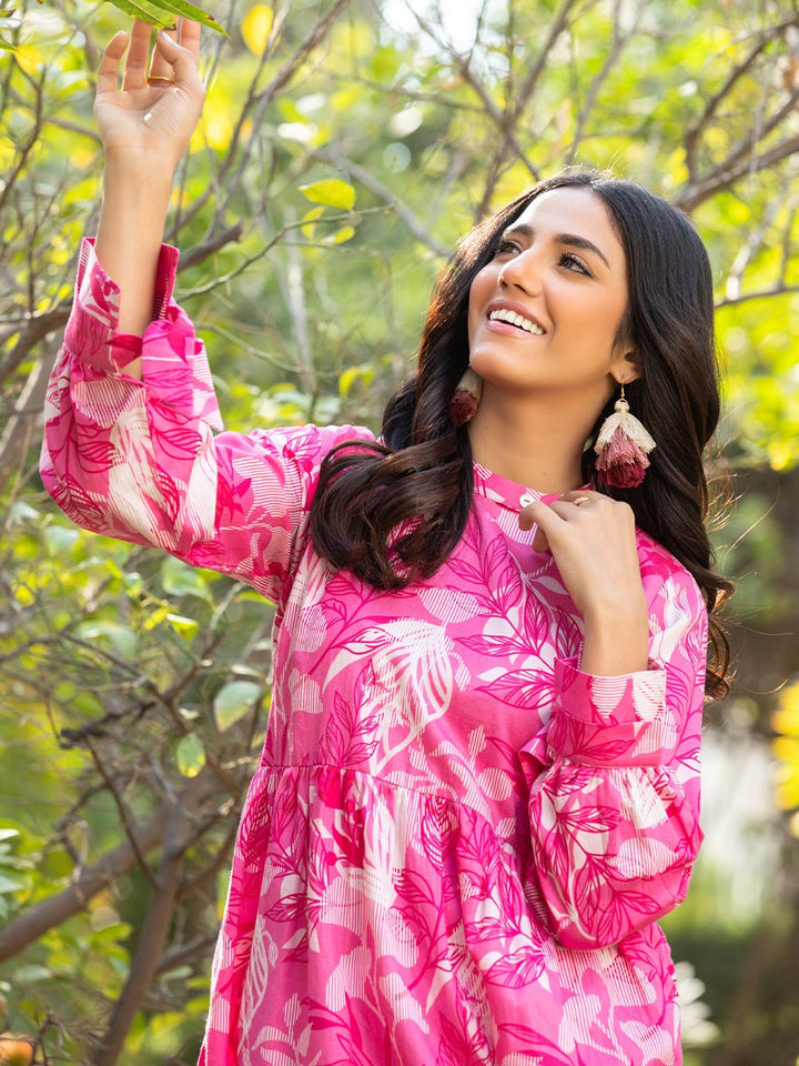 1pc- Cotton Viscose Fusion Pret - SalitexOnline