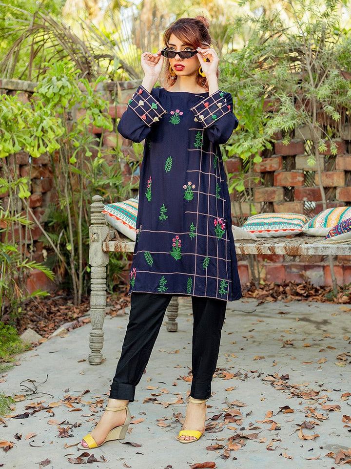 Stitched 3pc Broshia Jacquard Embroidered Shirt with Organza Dupata (WK-366) - SalitexOnline