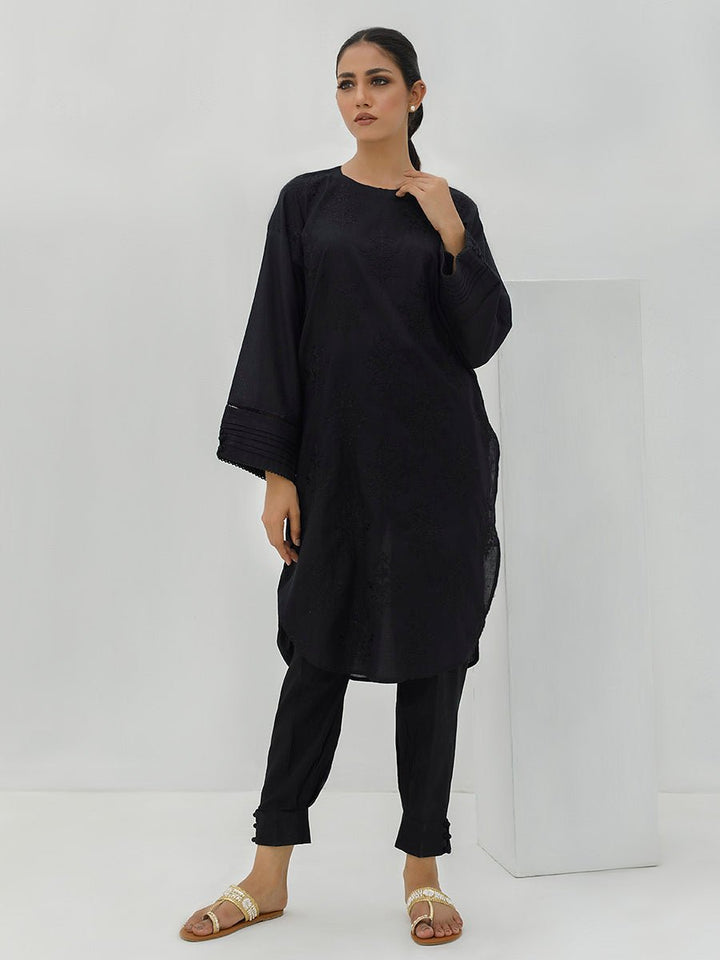 Stitched 3pc Printed Linen Embroidered Shirt with Printed Linen Dupatta (WK-380A) - SalitexOnline